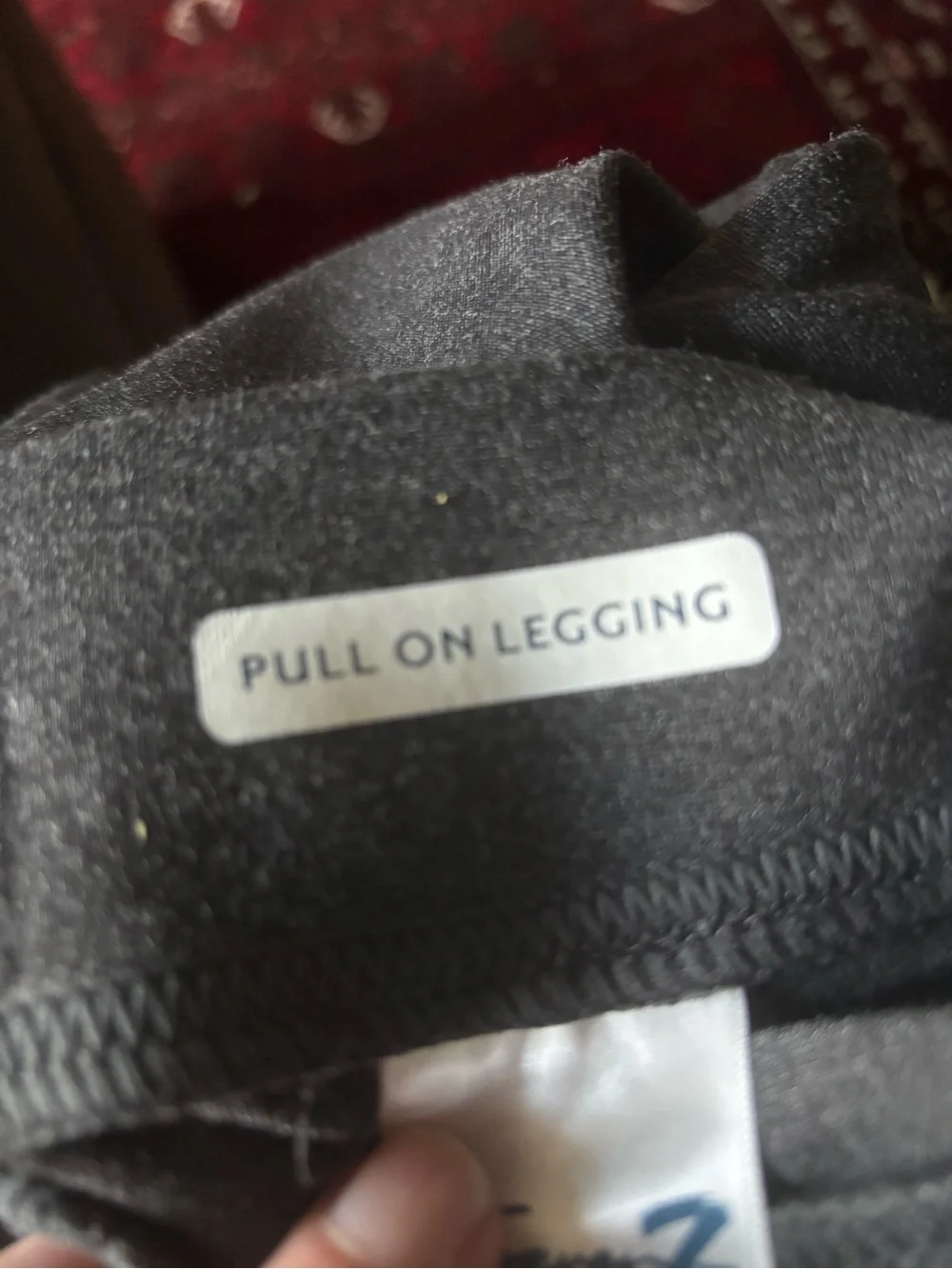 Seven7 Black High-Waist Ponte Charcol Gray Leggings NWT Size S